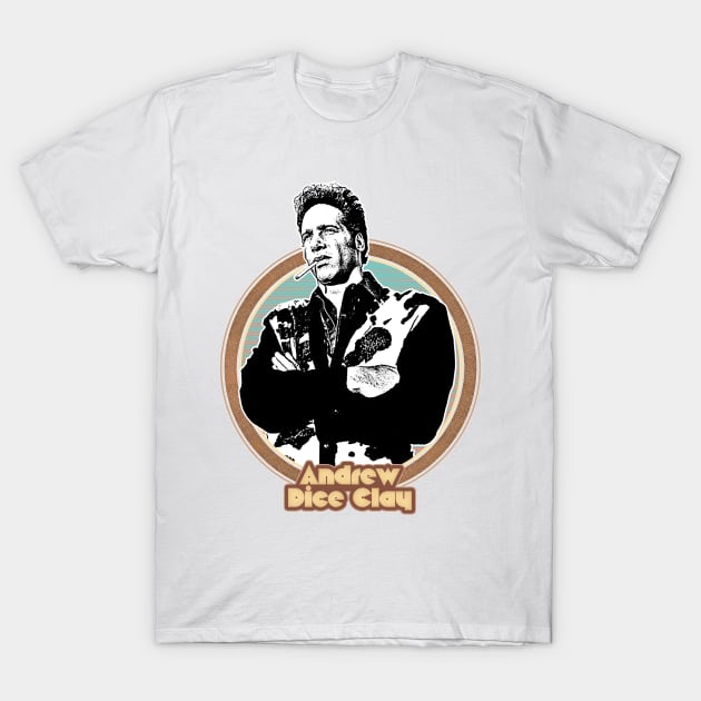 Andrew Dice Clay // Retro Style Fan Design T-Shirt by DankFutura